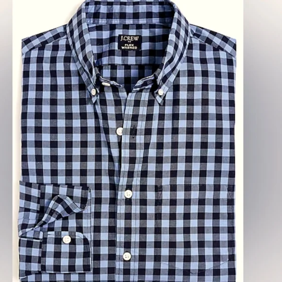 J. Crew Men's Flex Casual Shirt New Size Medium - Picture 2 of 3